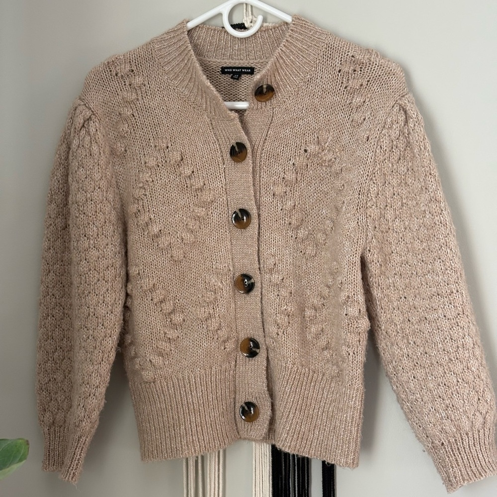 Who What Wear Bauble Cardigan